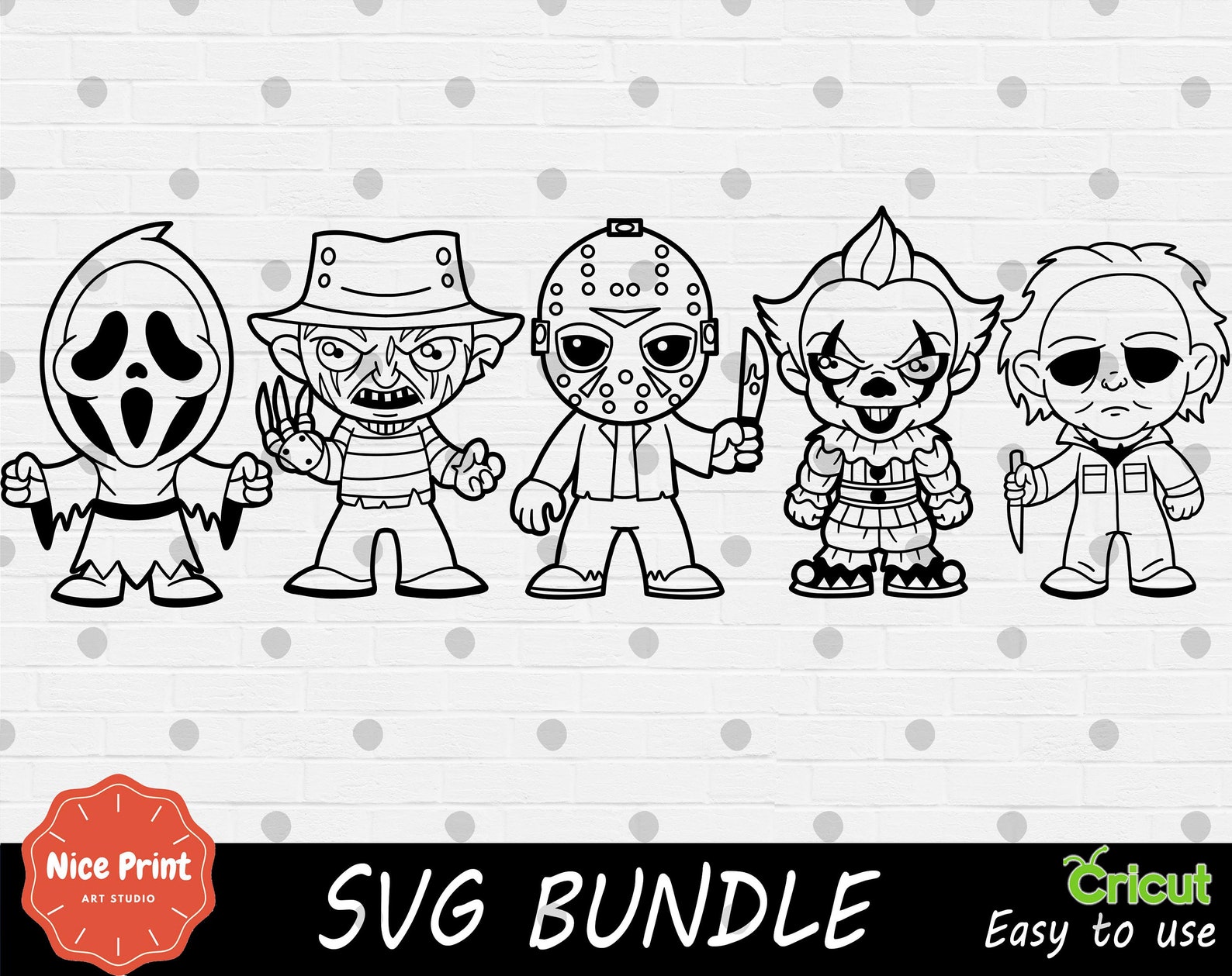 Download Horror Bundle SVG Bundle Cricut SVG SVG Cut File Digital | Etsy