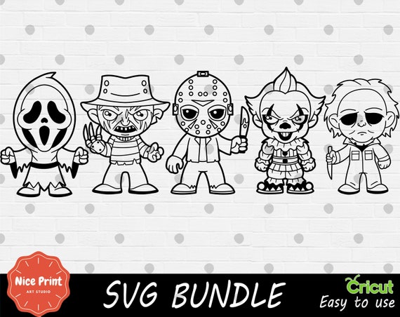 Horror Bundle SVG Bundle Cricut SVG SVG Cut File Digital - Etsy