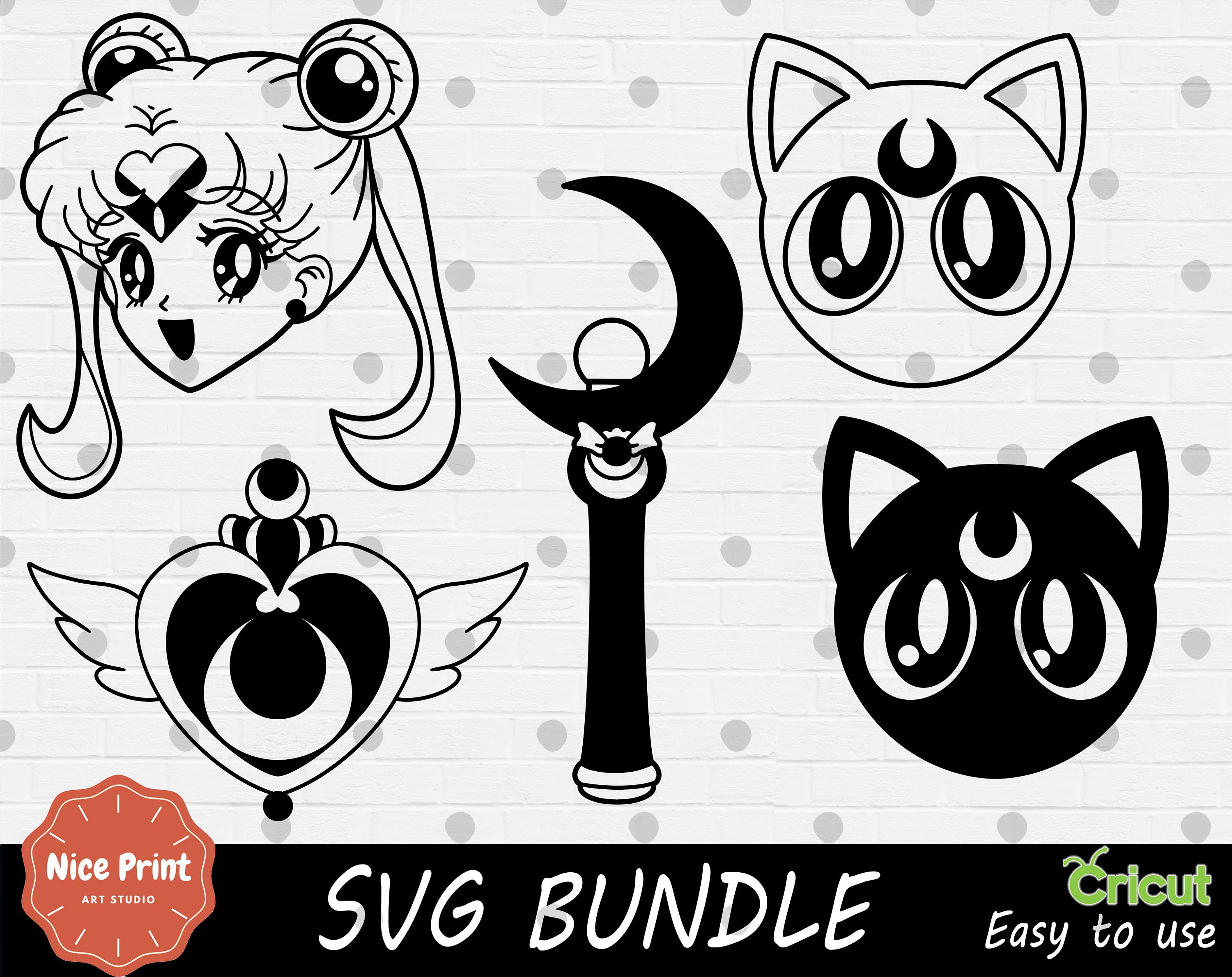 Download Outline Anime Svg Bundle Cricut Svg Svg Cut File Digital Etsy