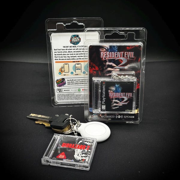 バイオハザード2：ビデオゲームサウンドトラック（NFC対応キーチェーン）