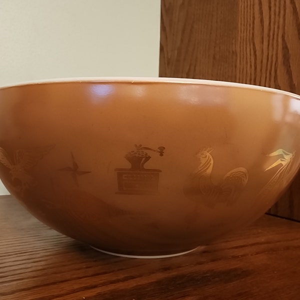 Vintage Pyrex Early American #444 4L. Cinderella Bowl