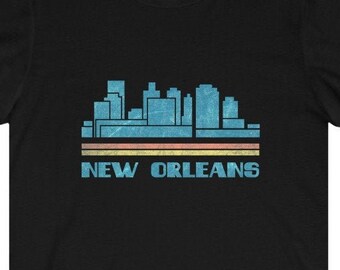 Retro kitsch JAZZ print New Orleans vintage 80s ladies box shirt over-sized wacky bold shirt blouse top saxophone signature unisex musical