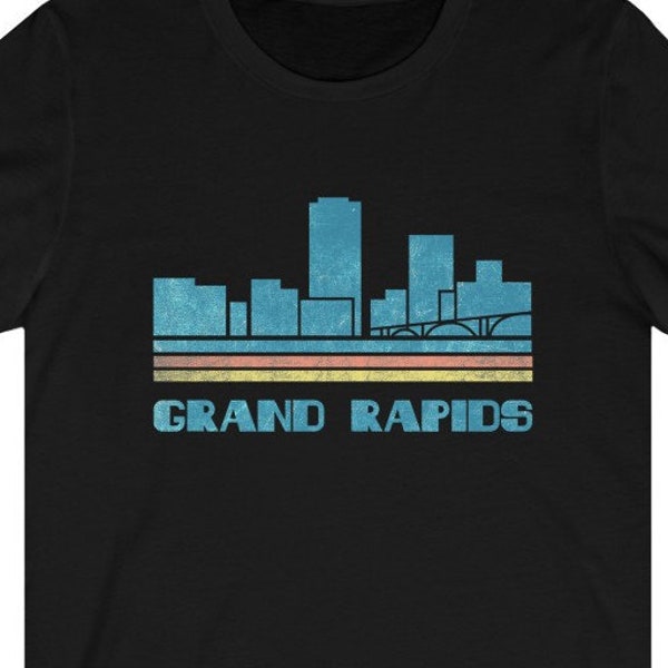 Grand Rapids Skyline Etsy