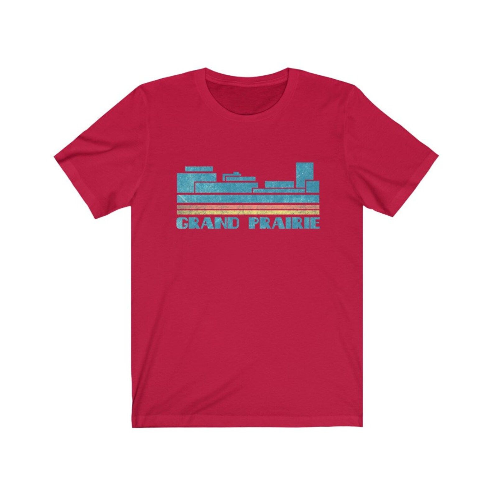 Grand Prairie Shirt Grand Prairie City Texas TX Skyline Tee Etsy