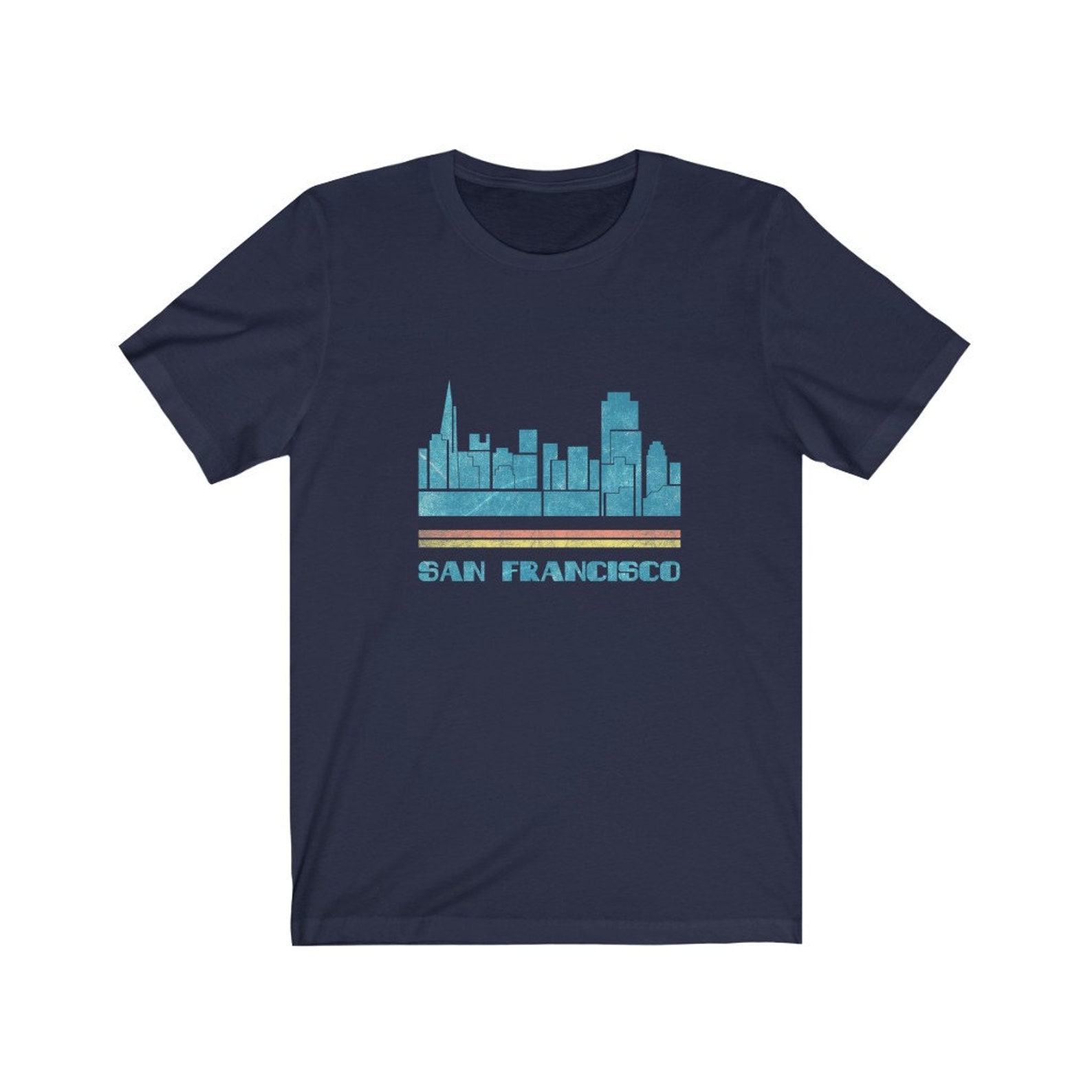 San Francisco Shirt San Francisco City California CA Skyline Etsy