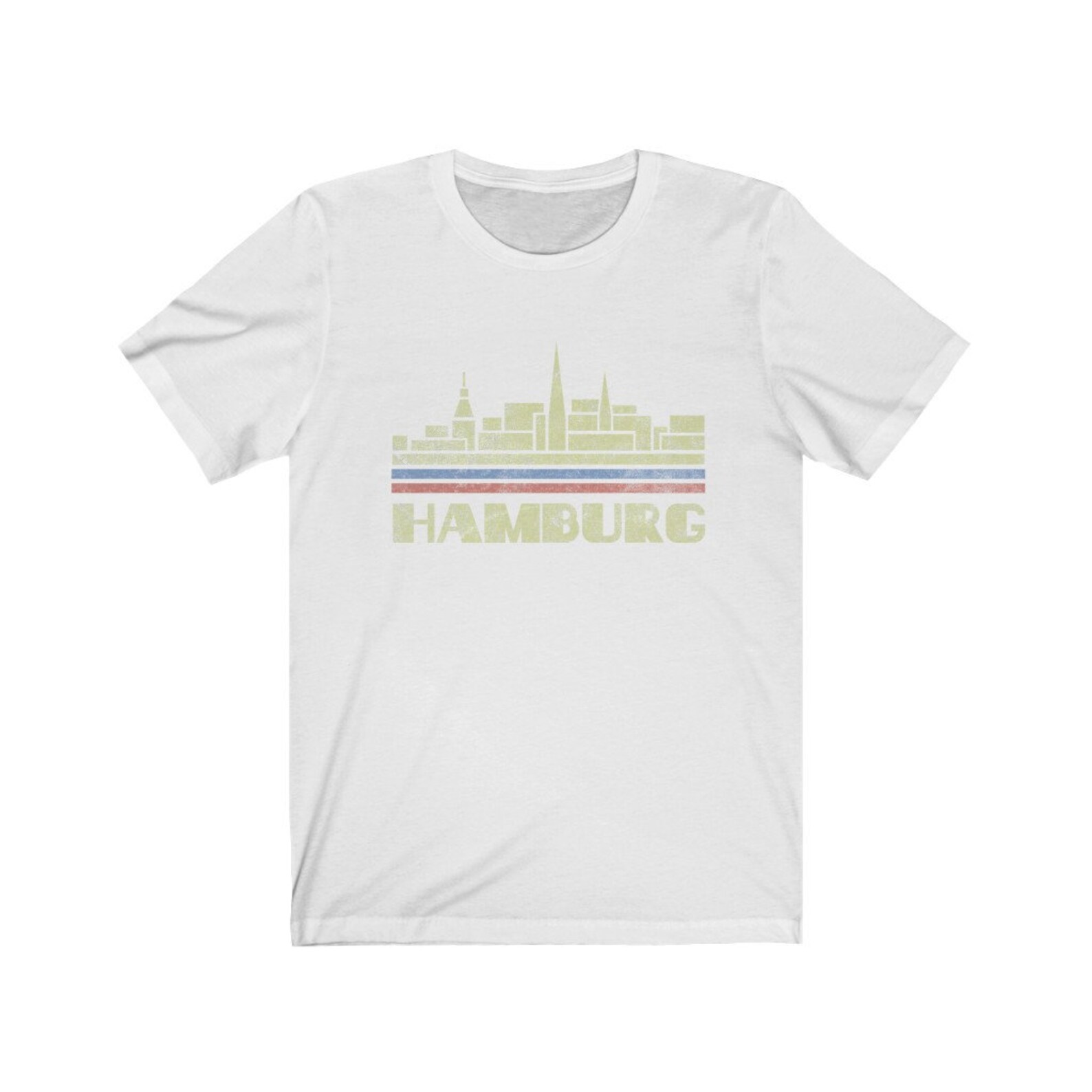 Hamburg Shirt Hamburg City Germany Skyline Tee Cityscape Etsy UK