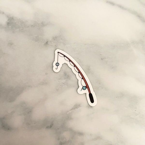 Fishing Rod Stickers Etsy Australia