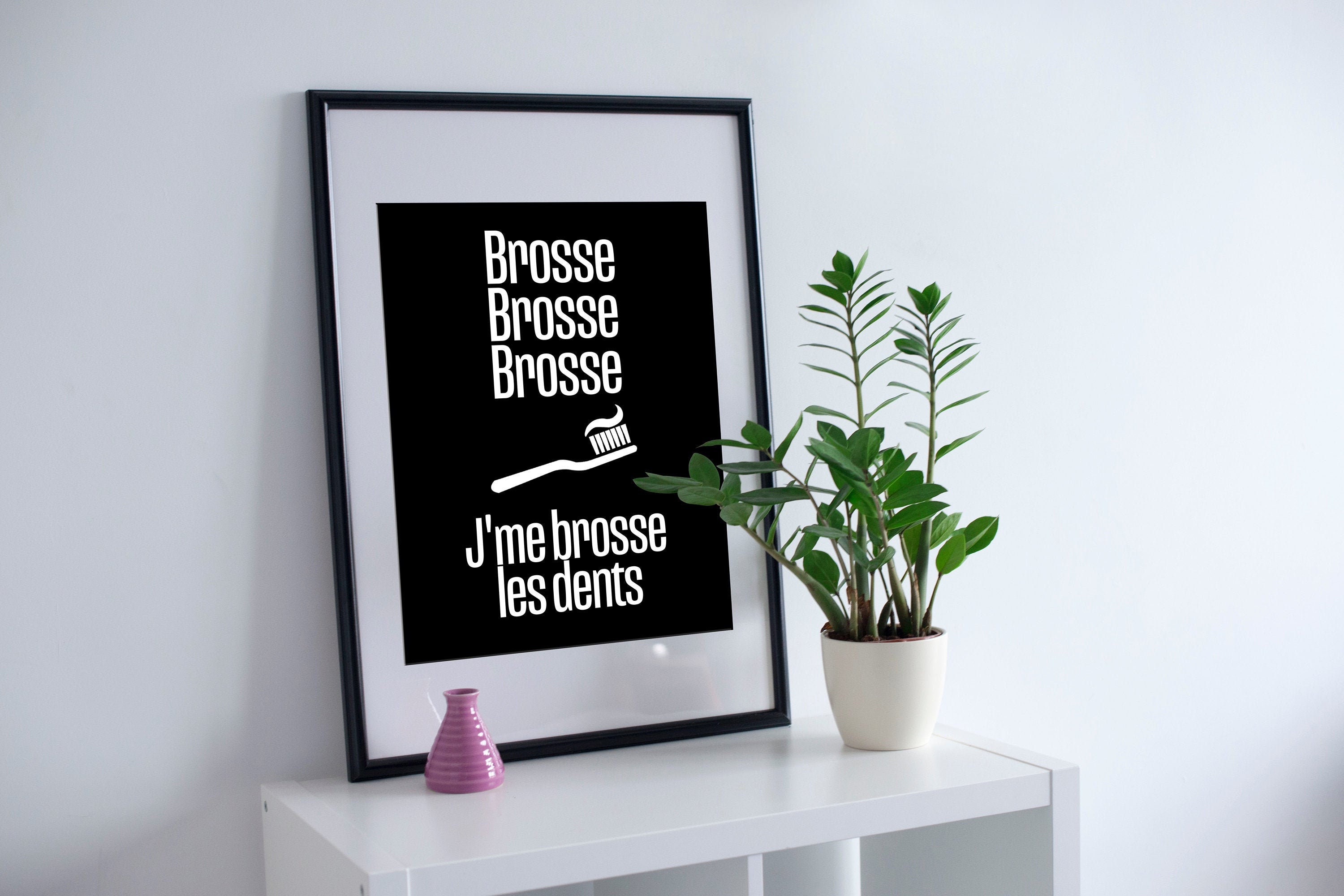 Affiche- Jme brosse les dents - Brosse,brosse, brossse