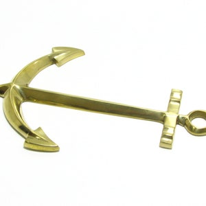 Solid Brass Wall Anchor with Hanger