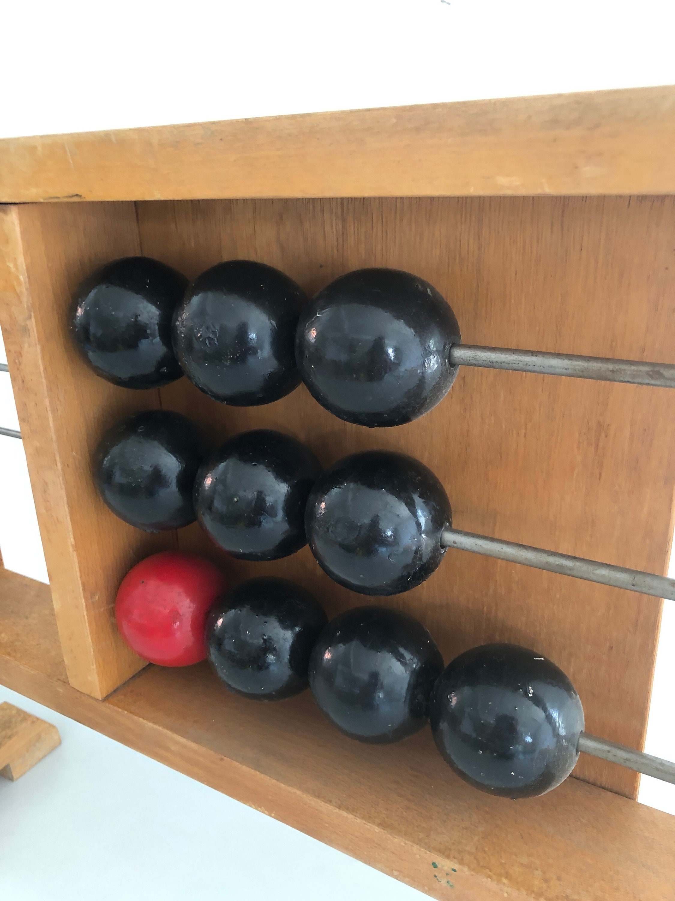 素晴らしい大型アンティークスクールそろばん、Zahlbildgerät Fr