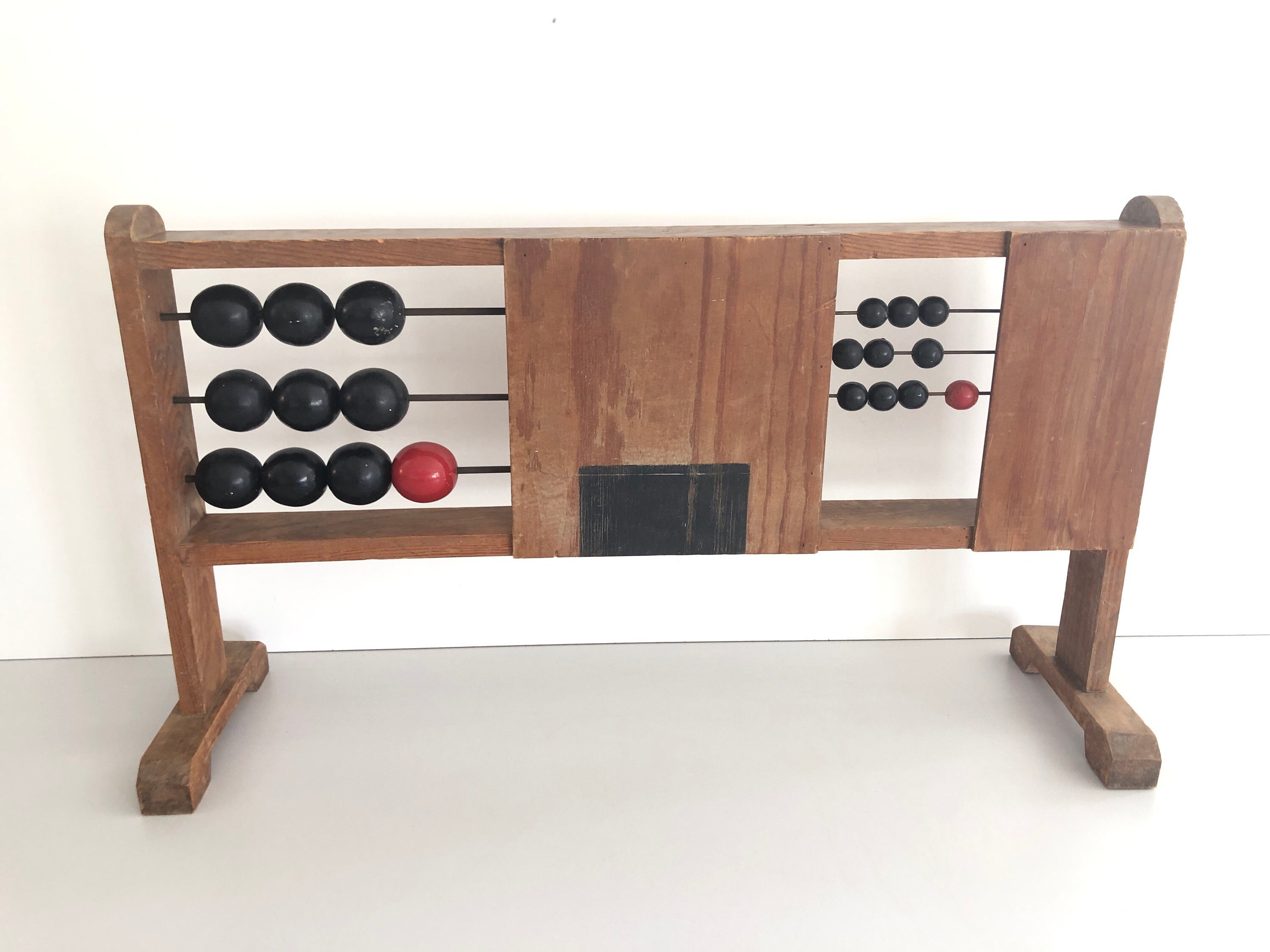 ドイツのヴィンテージそろばん 使い込まれた算盤 ヴィンテージそろばん 古いそろばん 15桁