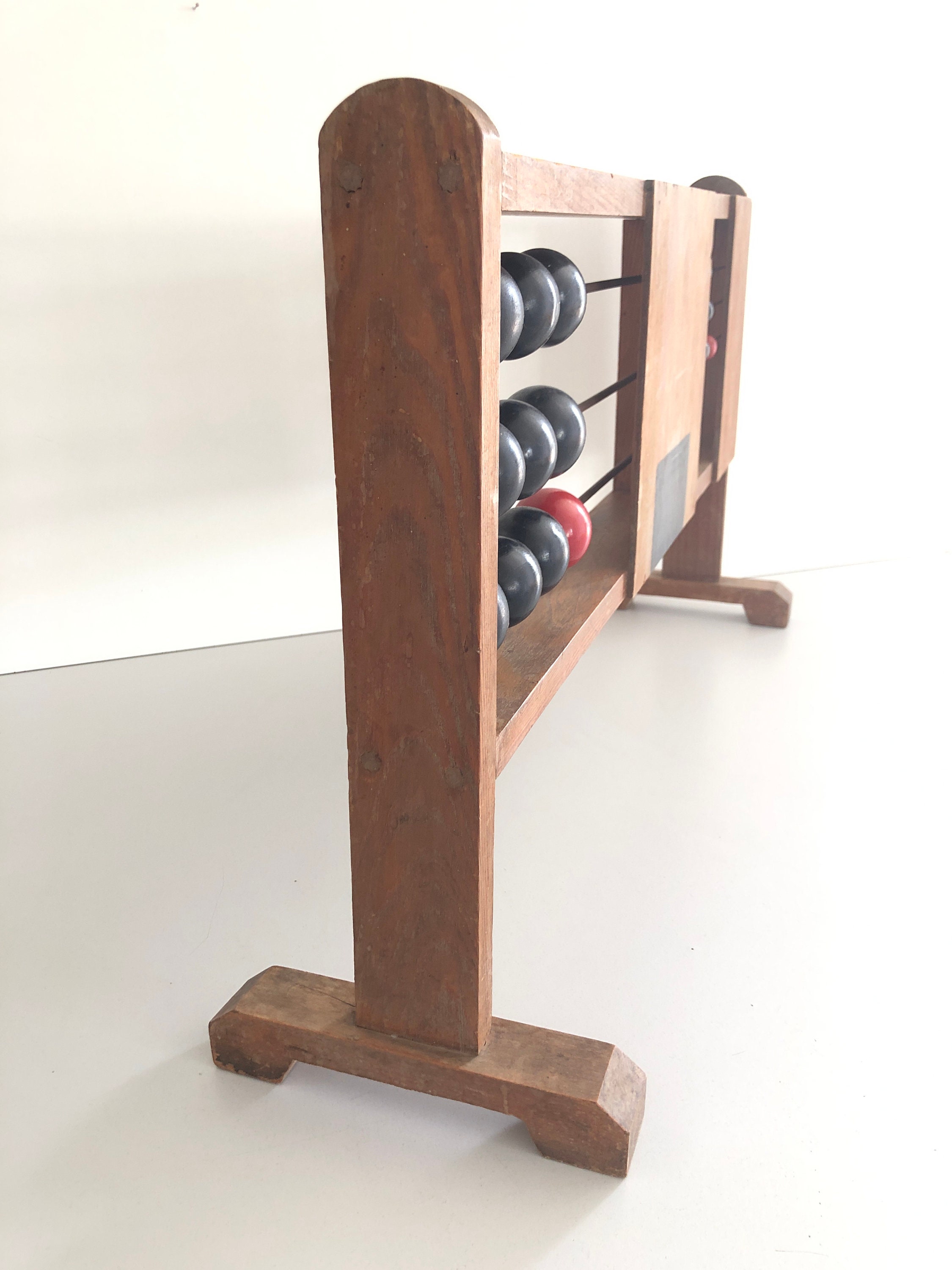 ドイツのヴィンテージそろばん 素晴らしい大型アンティーク学校用そろばん、30 年代 / 40 年代