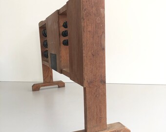 ドイツのヴィンテージそろばん 素晴らしい大型アンティーク学校用そろばん、30 年代 / 40 年代