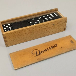 Domino Game with Wooden Box, Germany