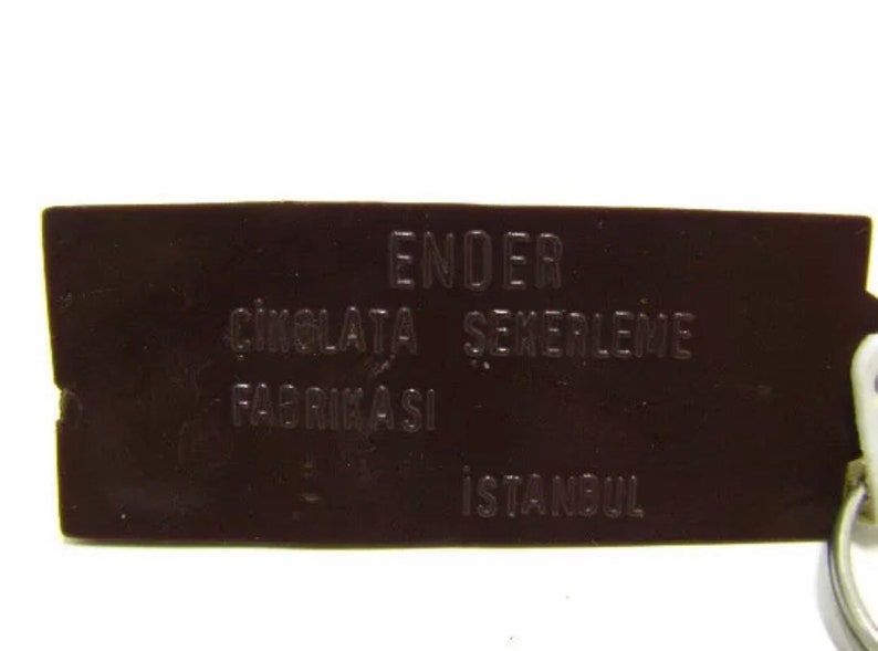 Ender Turkish Chocolate Shaped Keychain