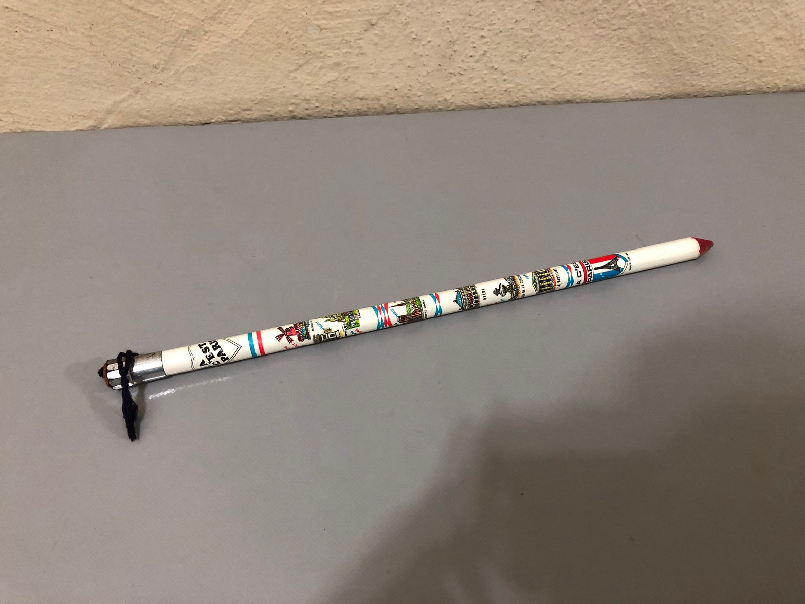 Paris Long Souvenir Pencil Etsy