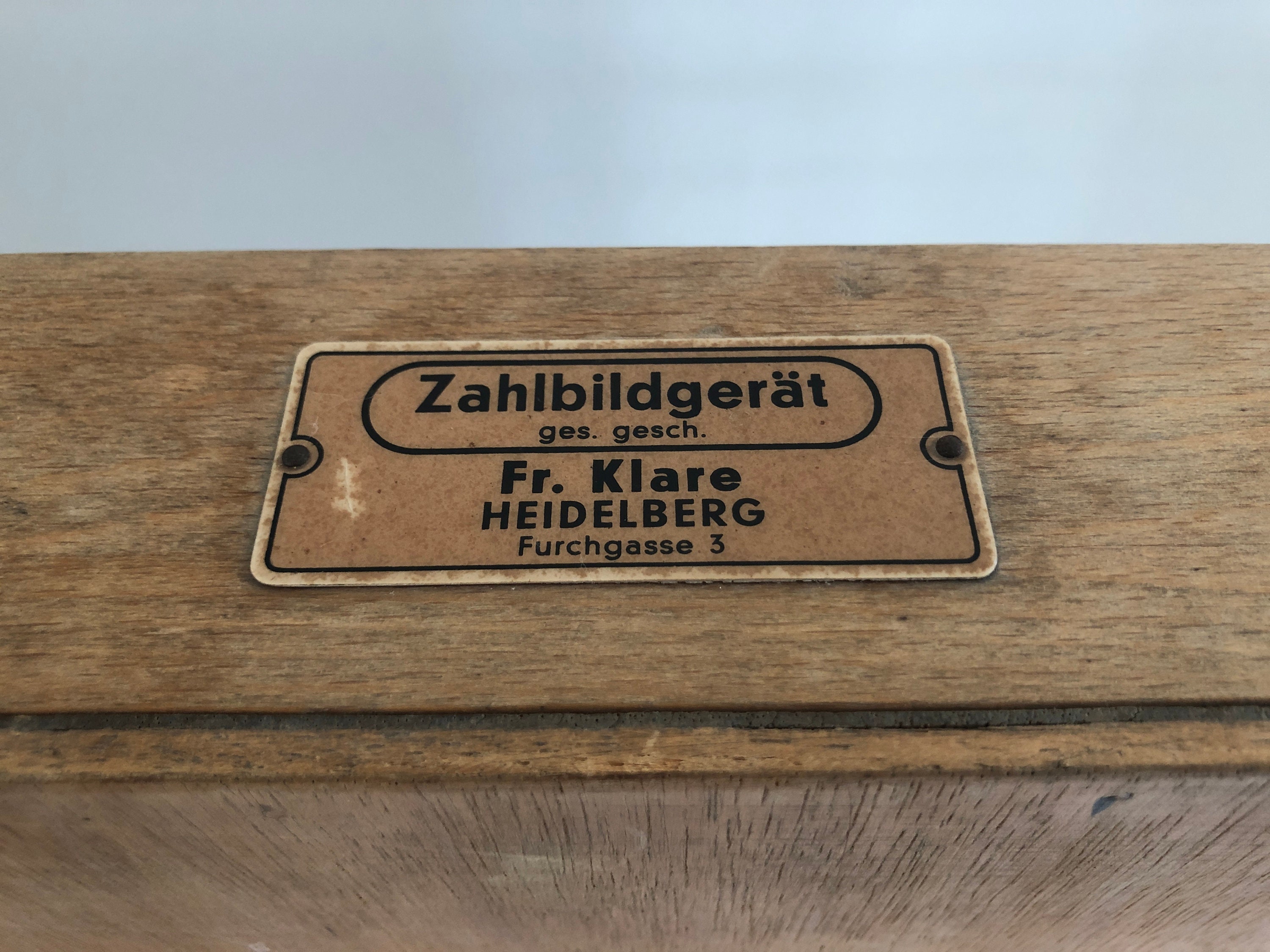 素晴らしい大型アンティークスクールそろばん、Zahlbildgerät Fr