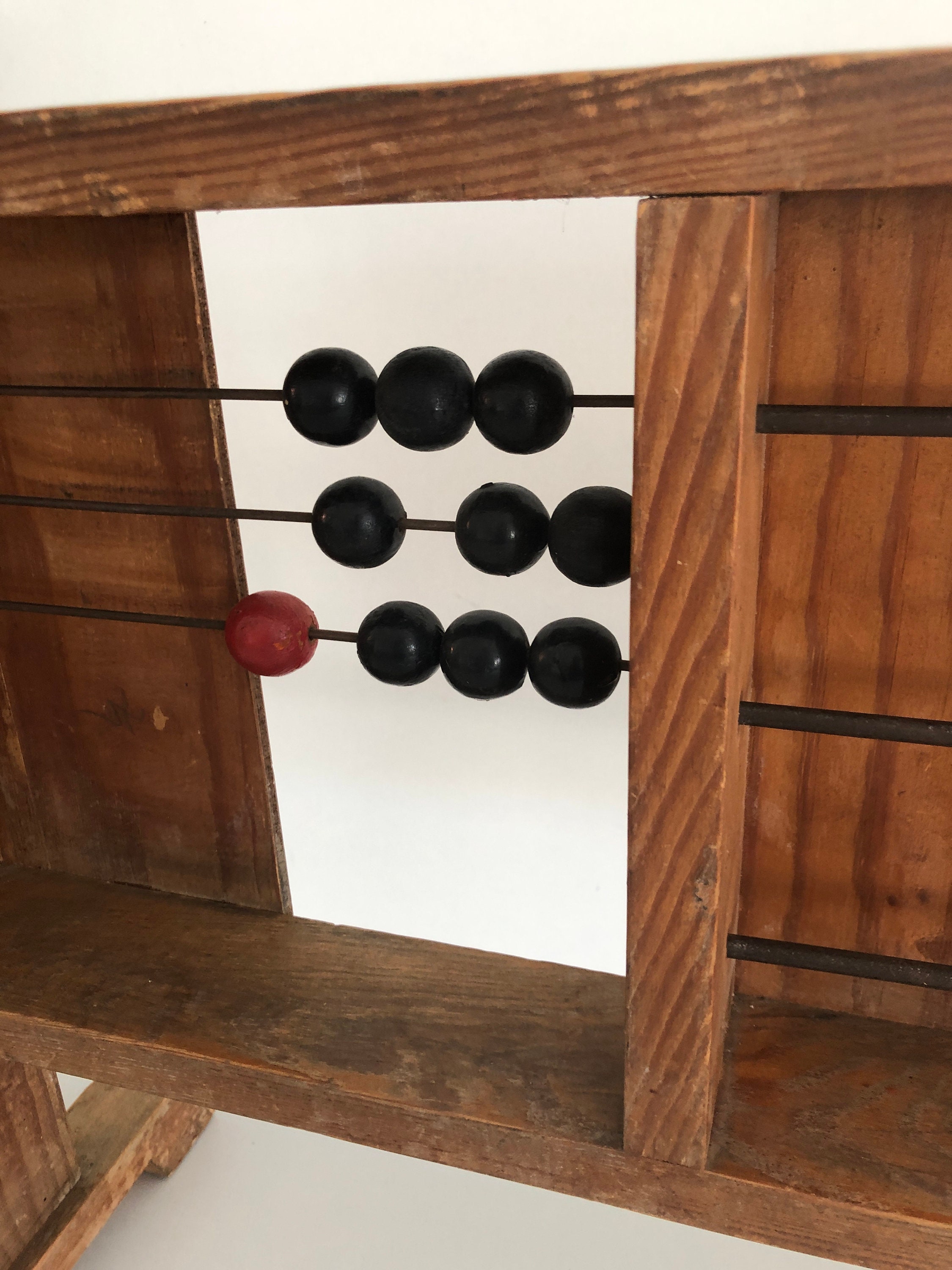 素晴らしい大型アンティーク学校用そろばん、30 年代 / 40 年代