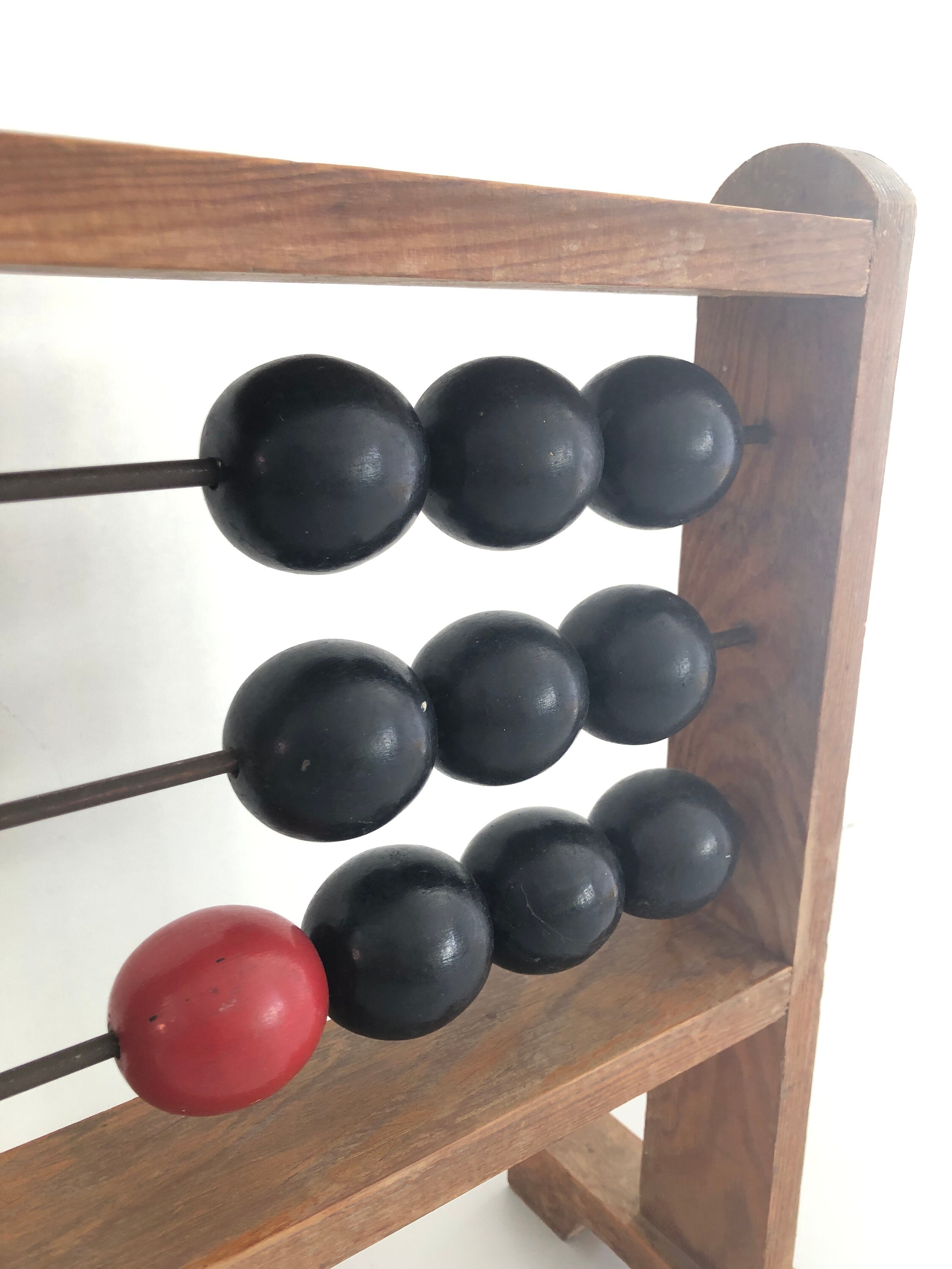 素晴らしい大型アンティーク学校用そろばん、30 年代 / 40 年代