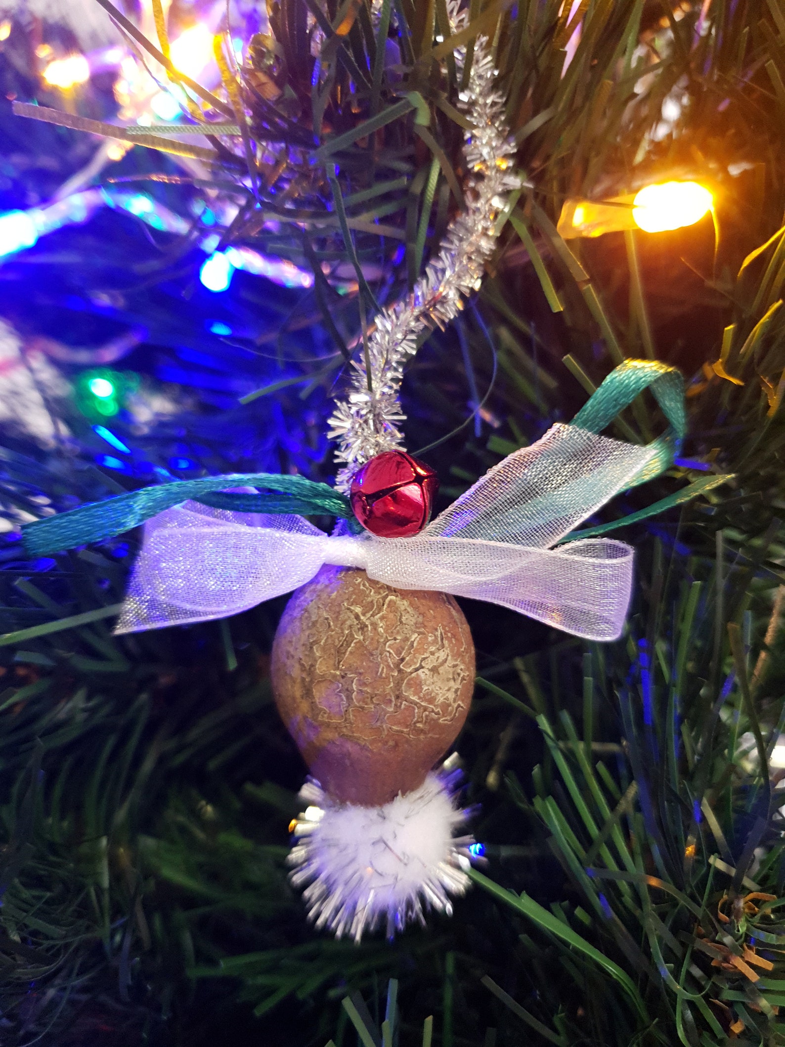 White Blossom Australian Gumnut Christmas Decoration  Etsy