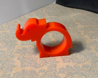 Vintage Bakelite Elephant Napkin Ring