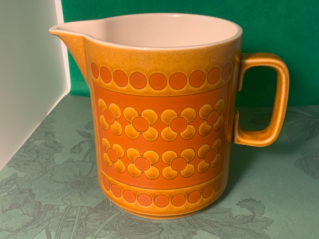 Vintage Hornsea Pottery Saffron Large Jug Etsy