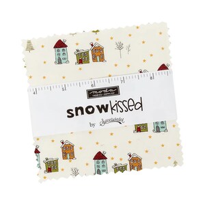 Quilting Cotton Charm Pack Bundle Fabric Snow Kissed by Sweetwater for Moda