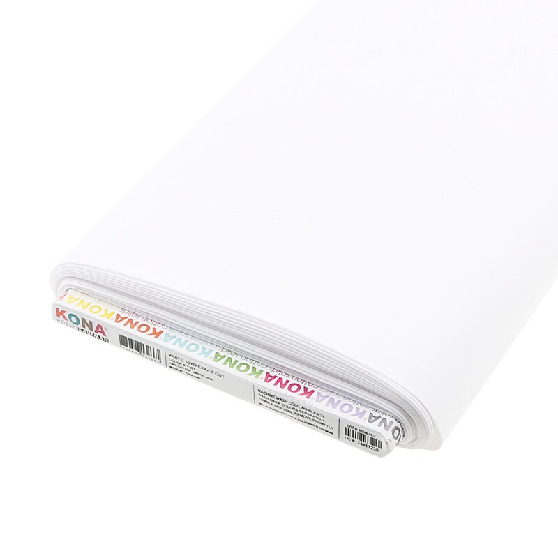 Kona Quilting Cotton Solid White Quilting Fabric K0011387 by Etsy Canada