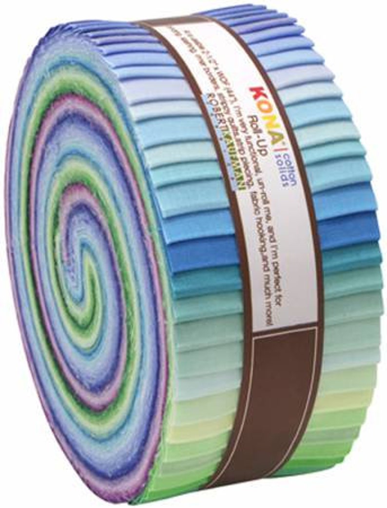 Kona Quilting Cotton Solids Jelly Roll Sunset Palette Etsy UK