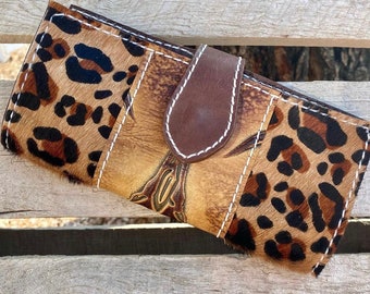 cheetah print wallets
