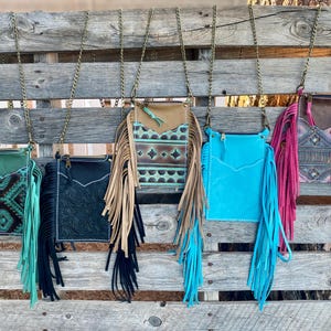 Western  fringe crossbody handbag