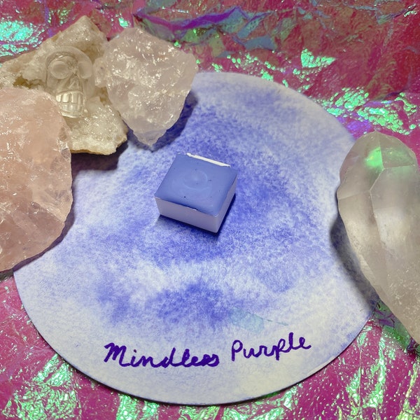 Mindless Purple (remake 2022) | Handmade Watercolors Honey Based Granulating Pigments