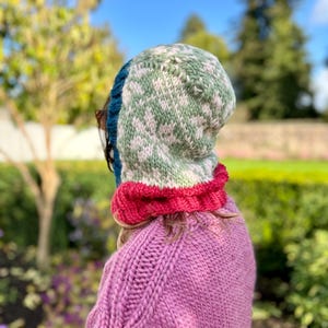 Balaclava/Hoodie/Hat hand knitted pure wool gifts for her handmade accessories birthdays