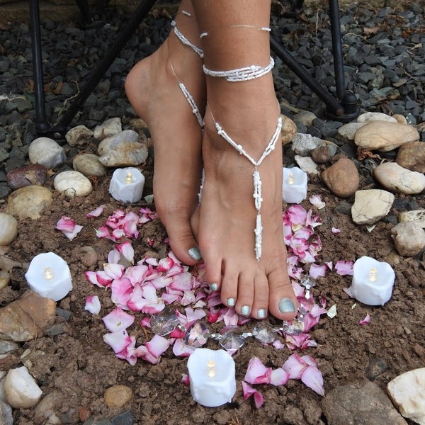 Barefoot Sandals Elegant white