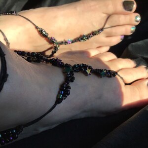 Barefoot Sandals Star Rainbow Iridescent