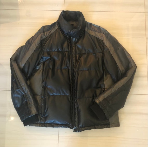 Danier Leather Puffer Winter Man Black Coat