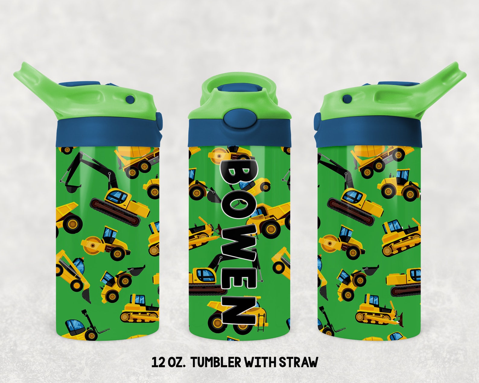 Construction Thermos/sippy Cup for Kids Etsy