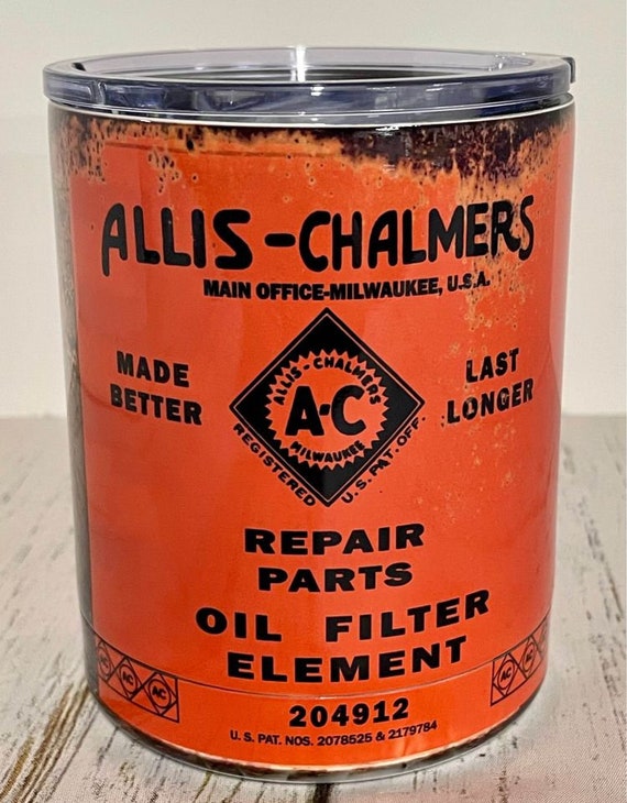 Allis Chalmers Oil Filter Tumbler Etsy