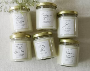 Cornish Soy Wax Candle, Hand-Poured in Cornwall, Coastal Aromas