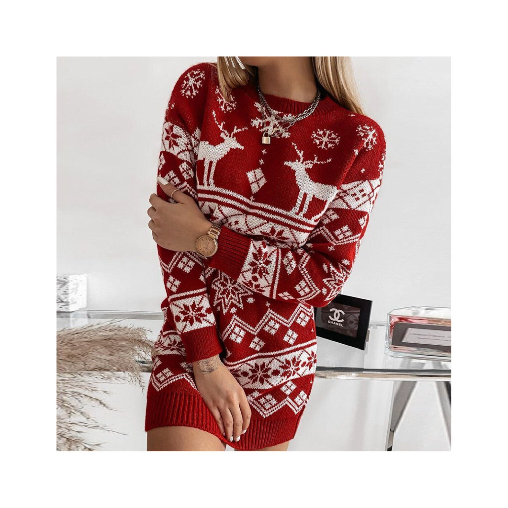 Christmas Sweater Dress - Etsy