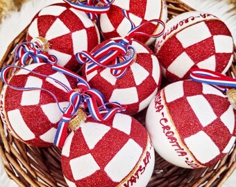 Handmade Christmas Bauble Croatian ornament