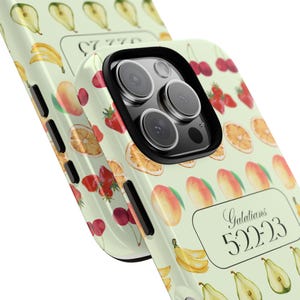 Fruits of the Spirit iPhone Case: Christian Faith Tough Cover