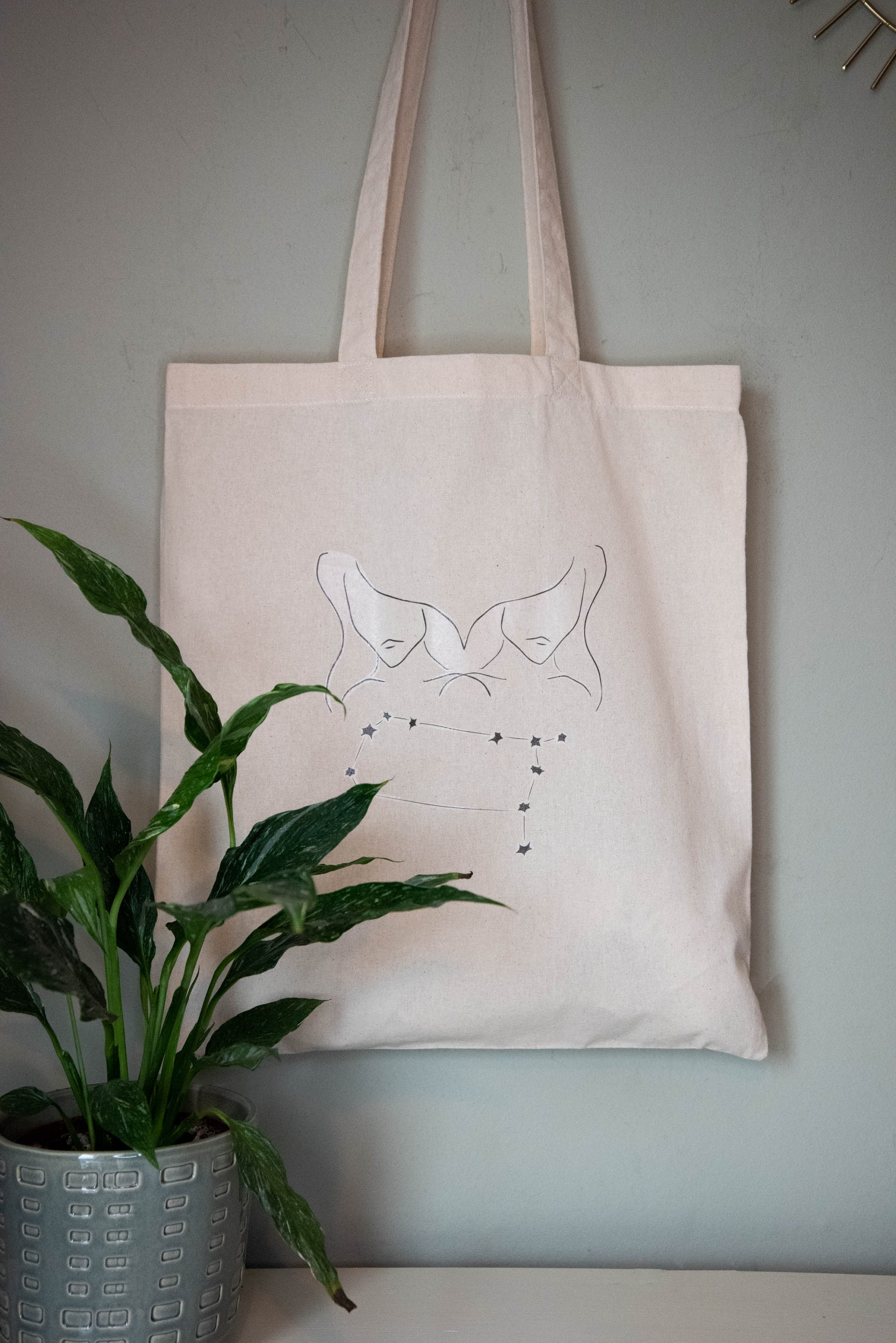 Gemini canvas tote hotsell