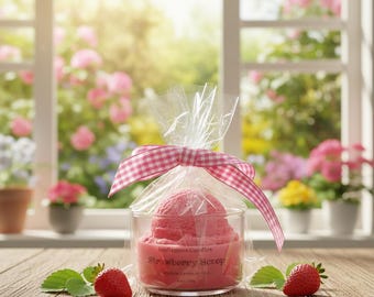 Ice Cream Scoop Candle – Realistic Dessert Candle – Hand Poured Soy Wax – Fake Food Decor – Cute Gift