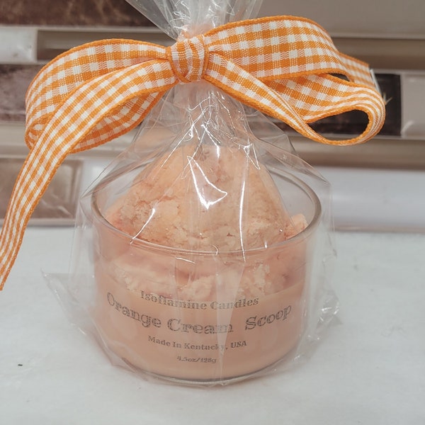 Ice Cream Scoop Candle/ Ice Cream/ Ice Cream Scoop/ Specialty Candle/Gift Idea/ Soy Candle/ 4.5ounces