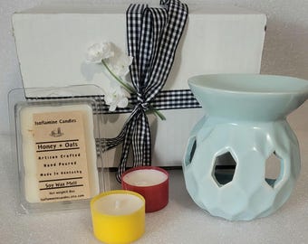Set regalo scaldacera / 2 lumini inclusi / 1 scaldacera incluso / Idee regalo / Scaldacera / Kit di avvio
