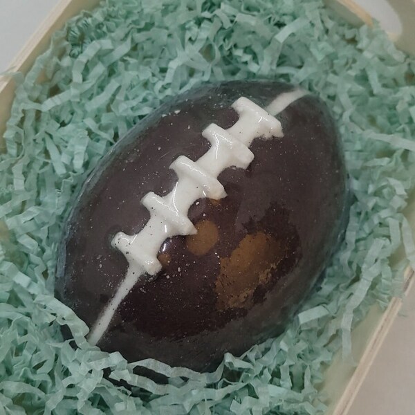 Football Suds & Fizzies Bath Bomb ~ Football Bath Fizzy - Foaming Bath Bomb