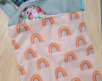 Średnie (11" x 16") torebki menstruacyjne do przechowywania podpasek (podpaski nie są dołączone)