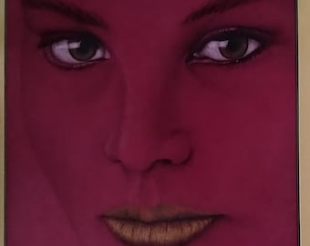 Familiar - colored pencil drawing