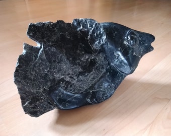 Black Fish - Soapstone Sculpture